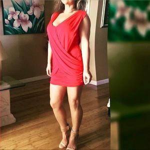 BCBG red dress